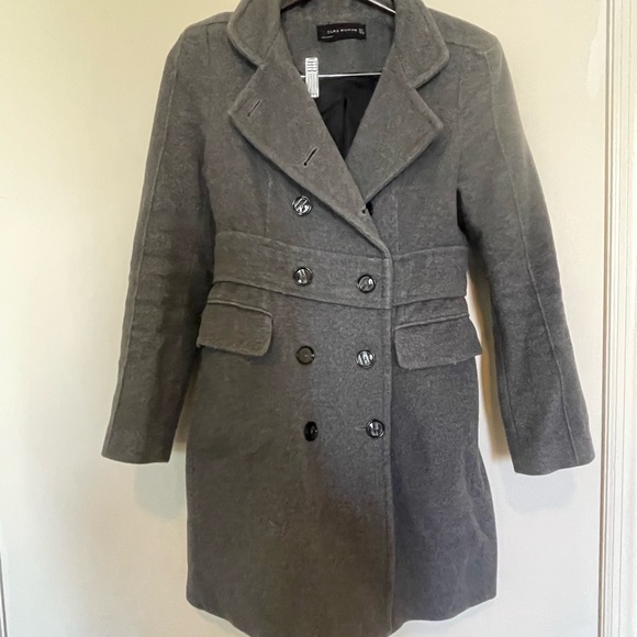 Zara gray wool coat size S - Picture 5 of 8